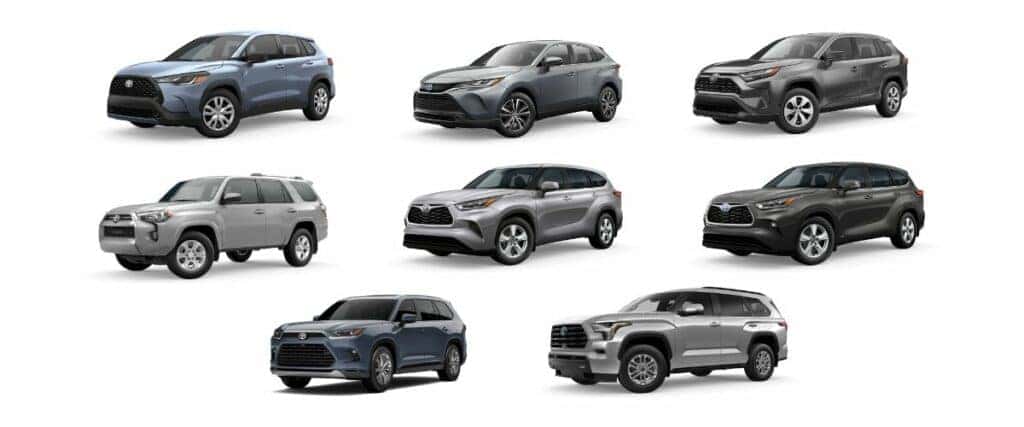 Explore Toyota Suv Sizes From Compact To Full Size Suvs