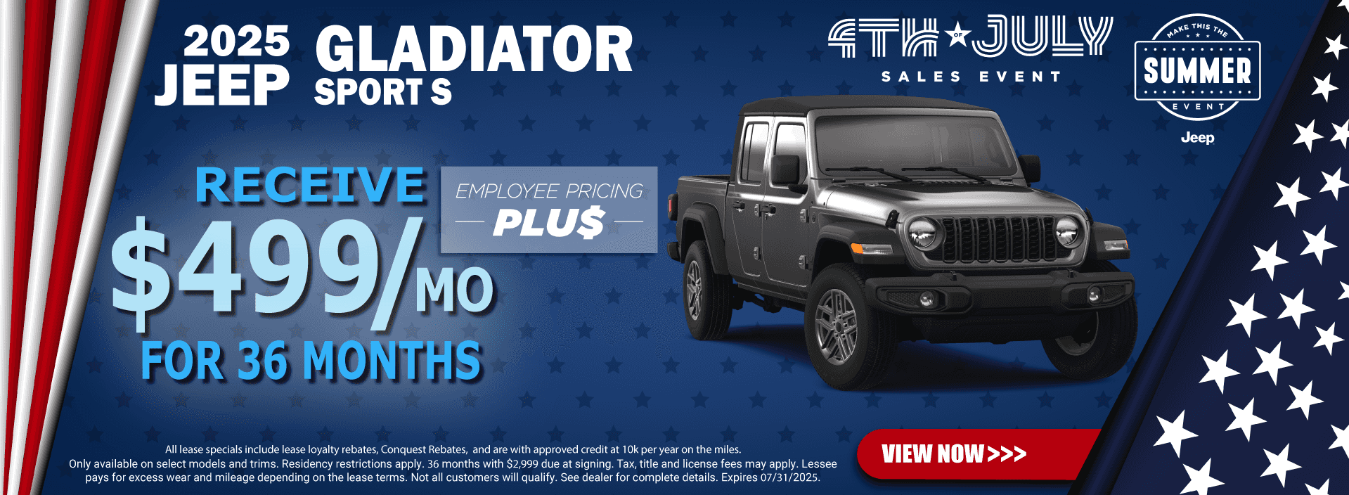 July25—Airport-11—2025-Jeep-Gladiator-Sport-S