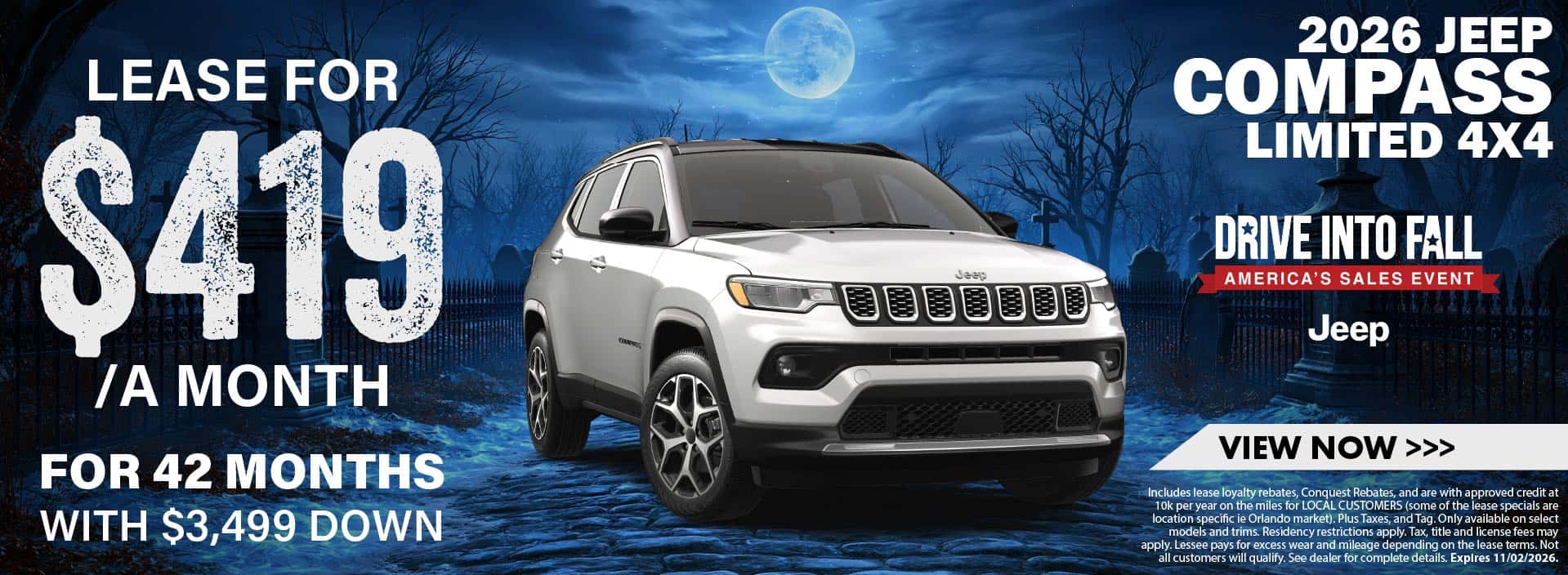 2026 Jeep Compass October Incentives