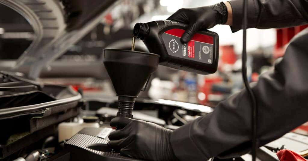 Nissan oil change
