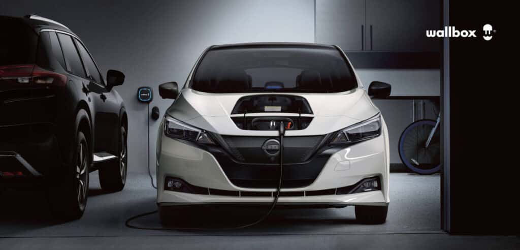 Carga del Nissan LEAF en casa