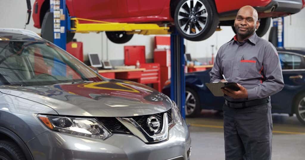 Nissan service bay