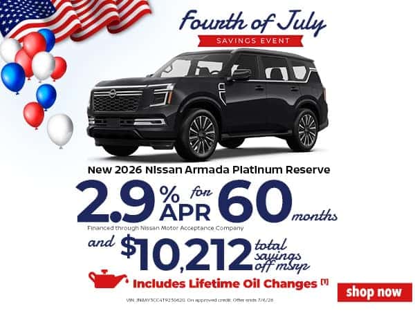 New 2026 Nissan Armada Platinum Reserve