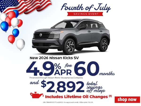 New 2026 Nissan Kicks SV