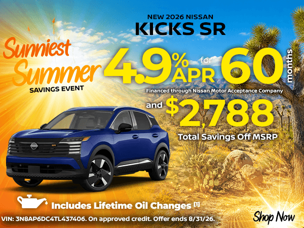 New 2026 Nissan Kicks SR
