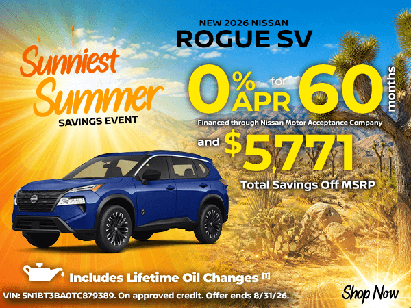 New 2026 Nissan Rogue SV