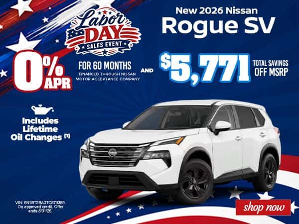 Nuevo 2026 Nissan Rogue SV