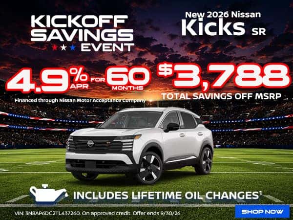 New 2026 Nissan Kicks SR