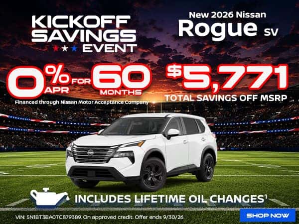 New 2026 Nissan Rogue SV
