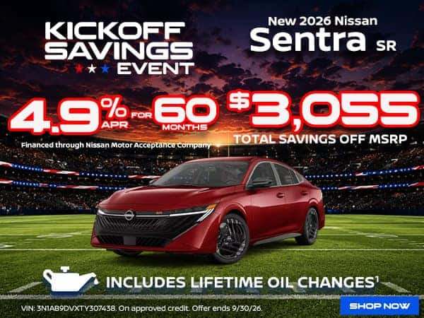 New 2026 Nissan Sentra SR