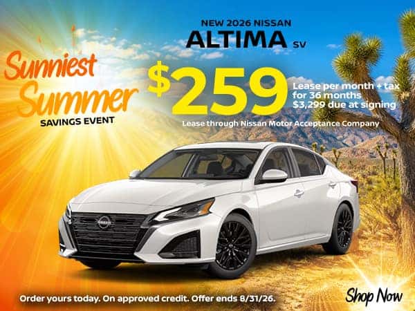 New 2026 Nissan Altima SV