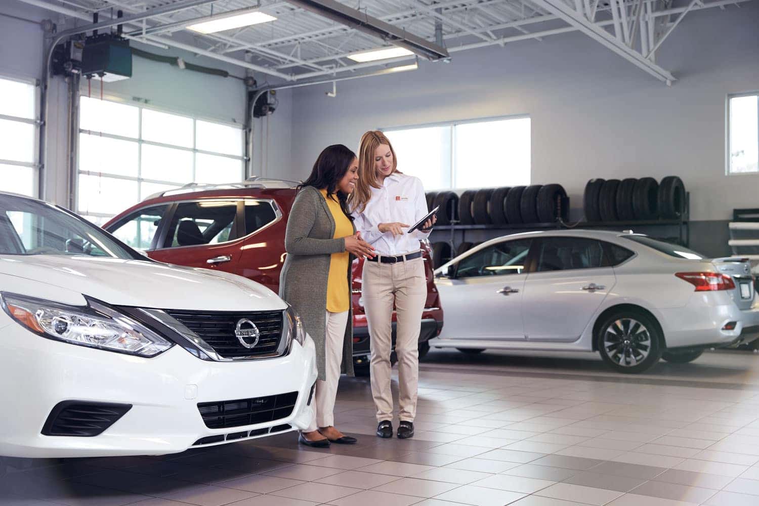 Nissan service bay