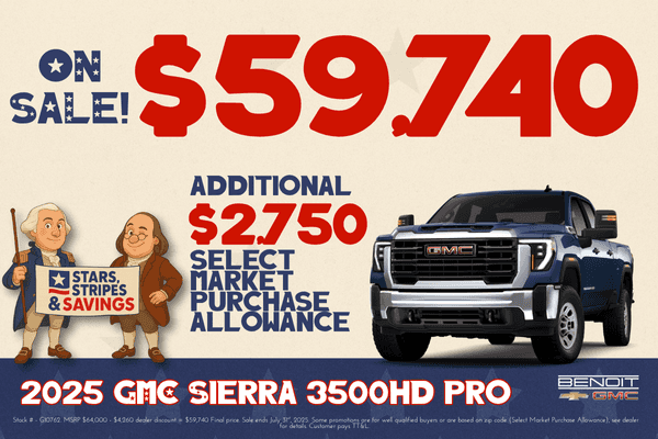 New 2025 GMC Sierra 3500 HD Pro DRW