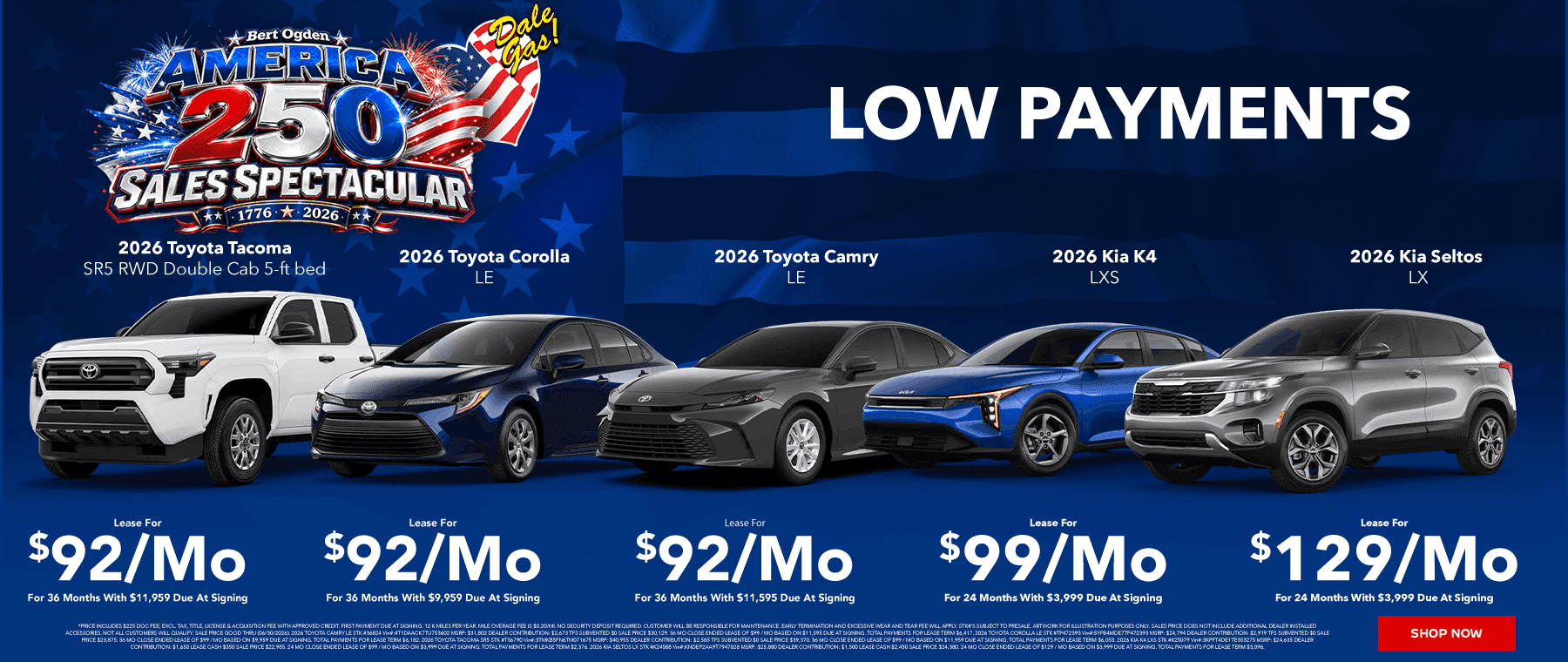 Low Payments