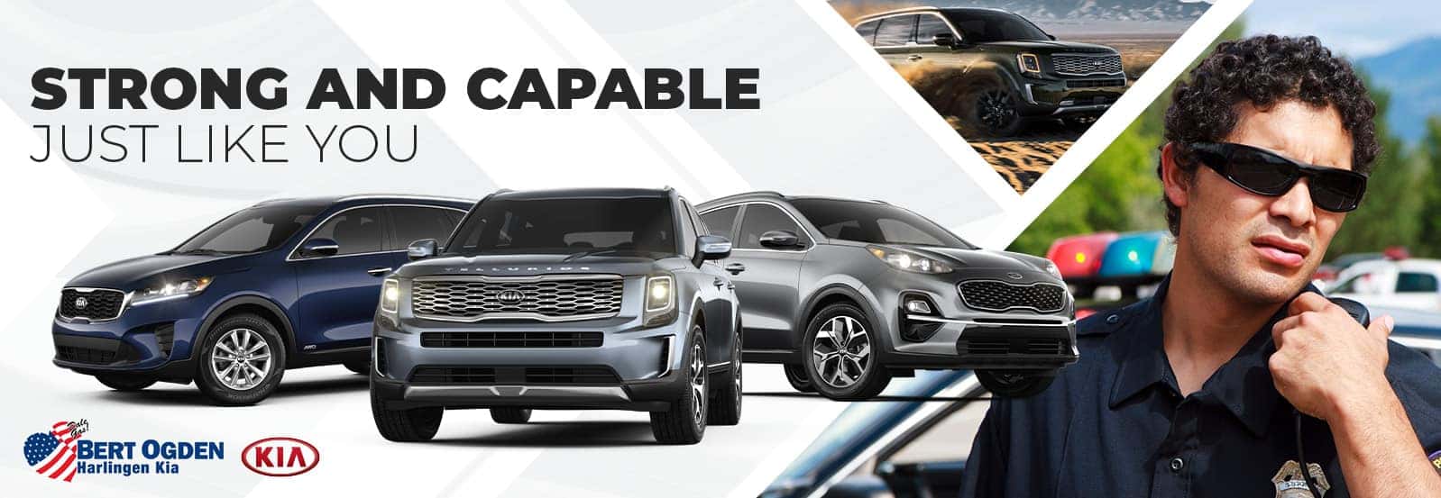 Vehicles for Law Enforcement and Border Patrol | Bert Ogden Harlingen Kia | Harlingen, TX