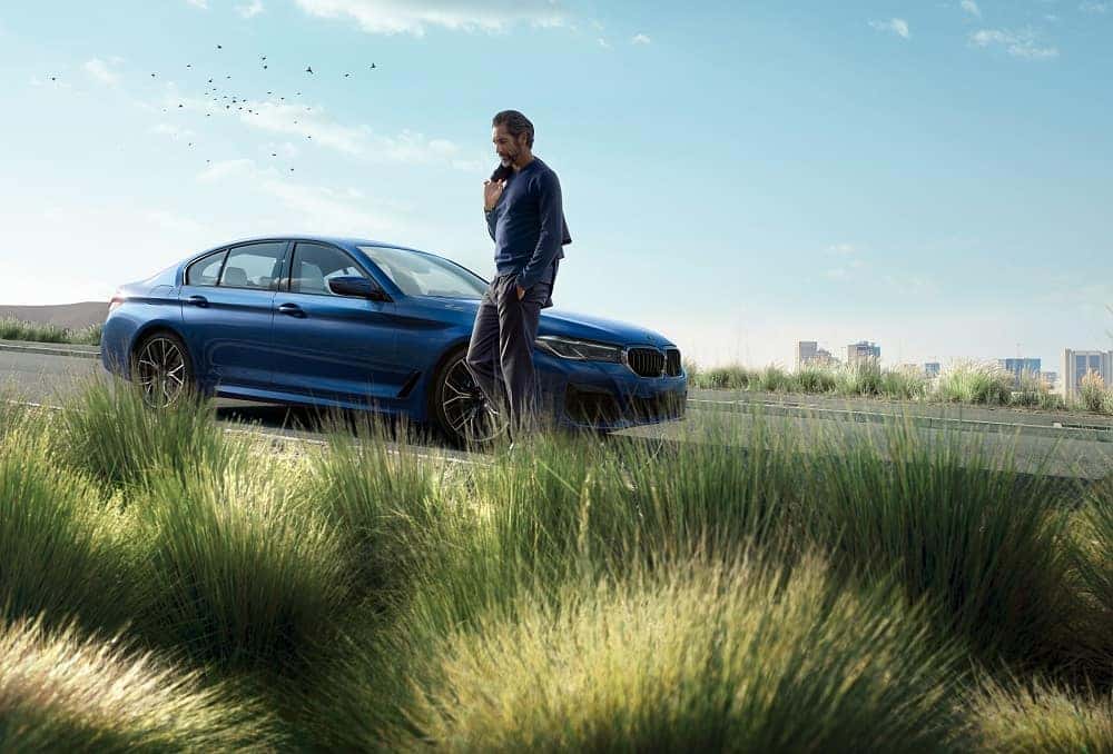 BMW 5 Series Blue