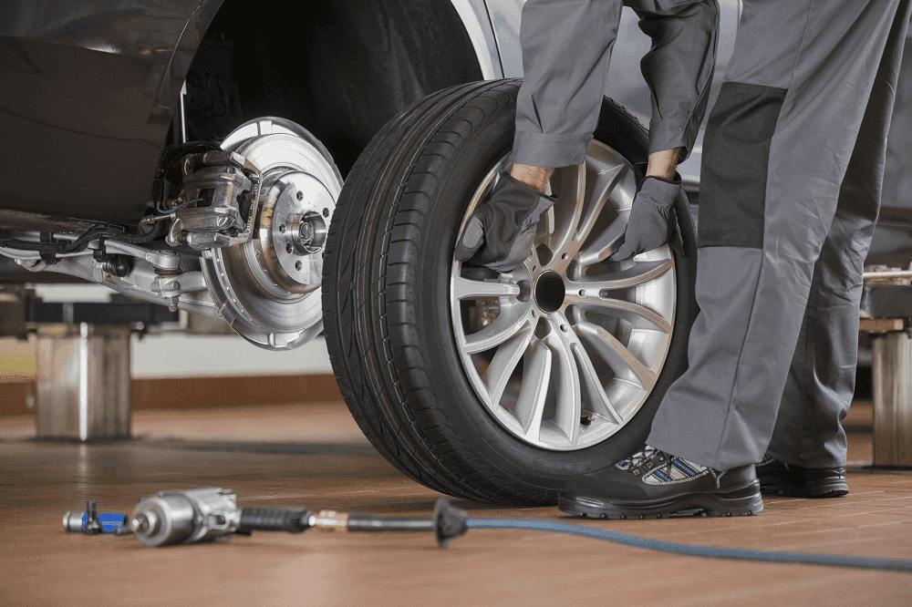 Tire Rotation at Tire Service Center