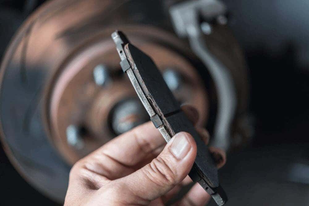 Worn out Brake Pads