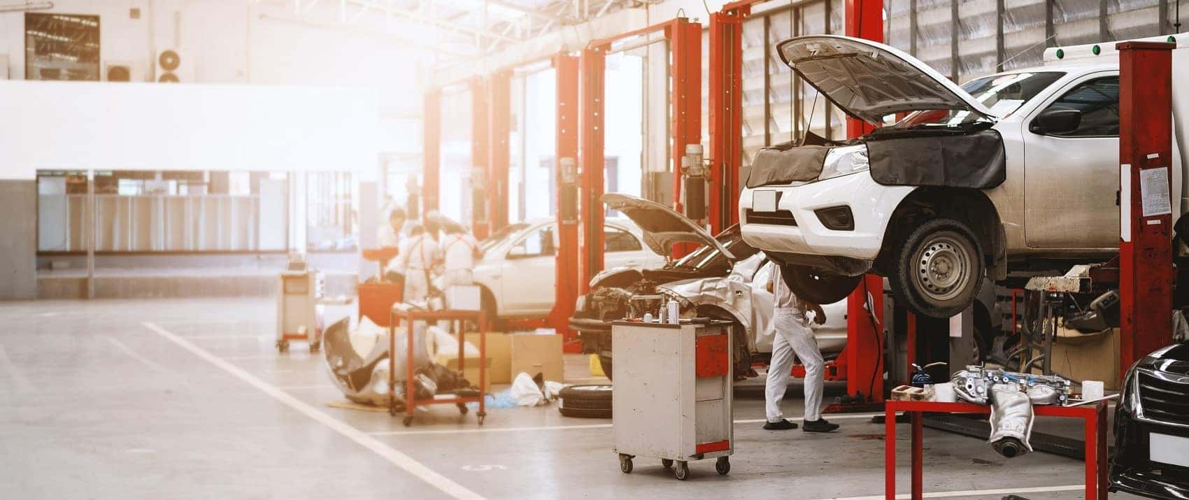 Vehicle service center banner