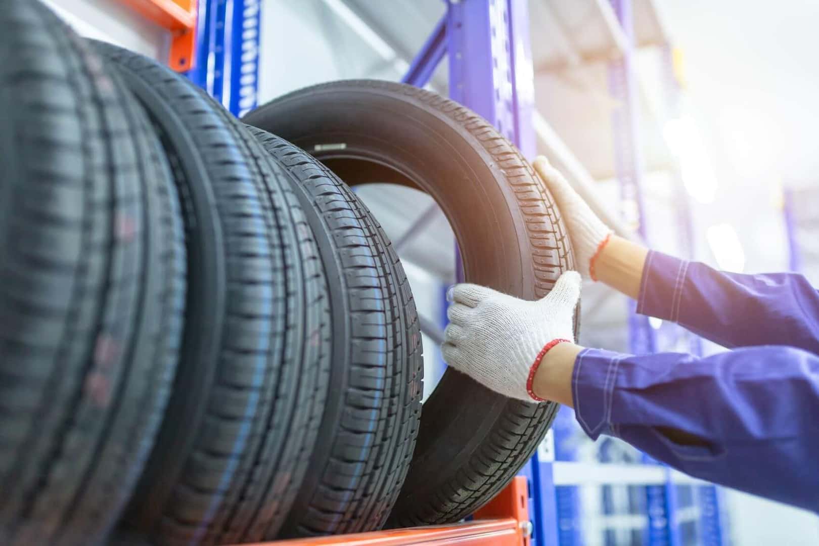 Pulling Tires Off Rack