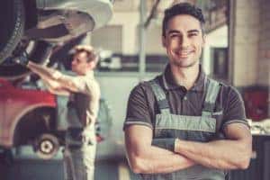 Technician in BMW Service Center