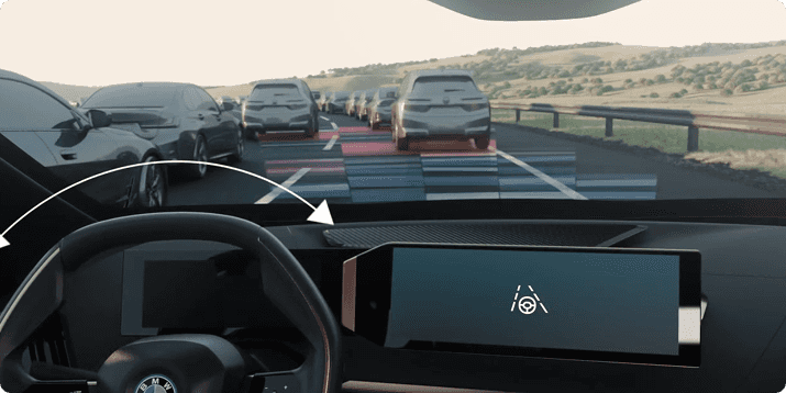 BMW Driving Assistant Professional monitoring highway traffic
