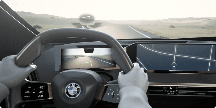BMW Live Cockpit Professional with augmented navigation