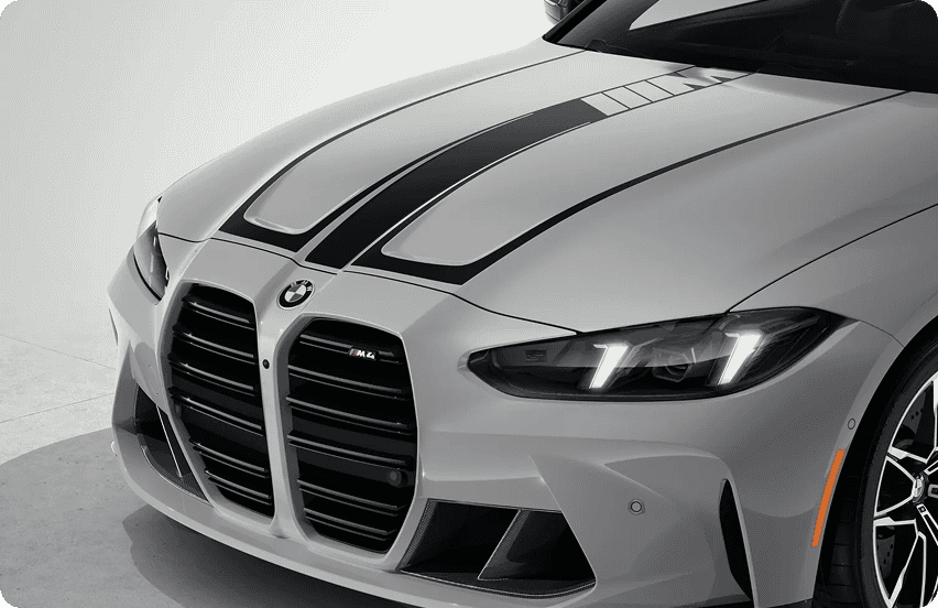 High-gloss black M graphic