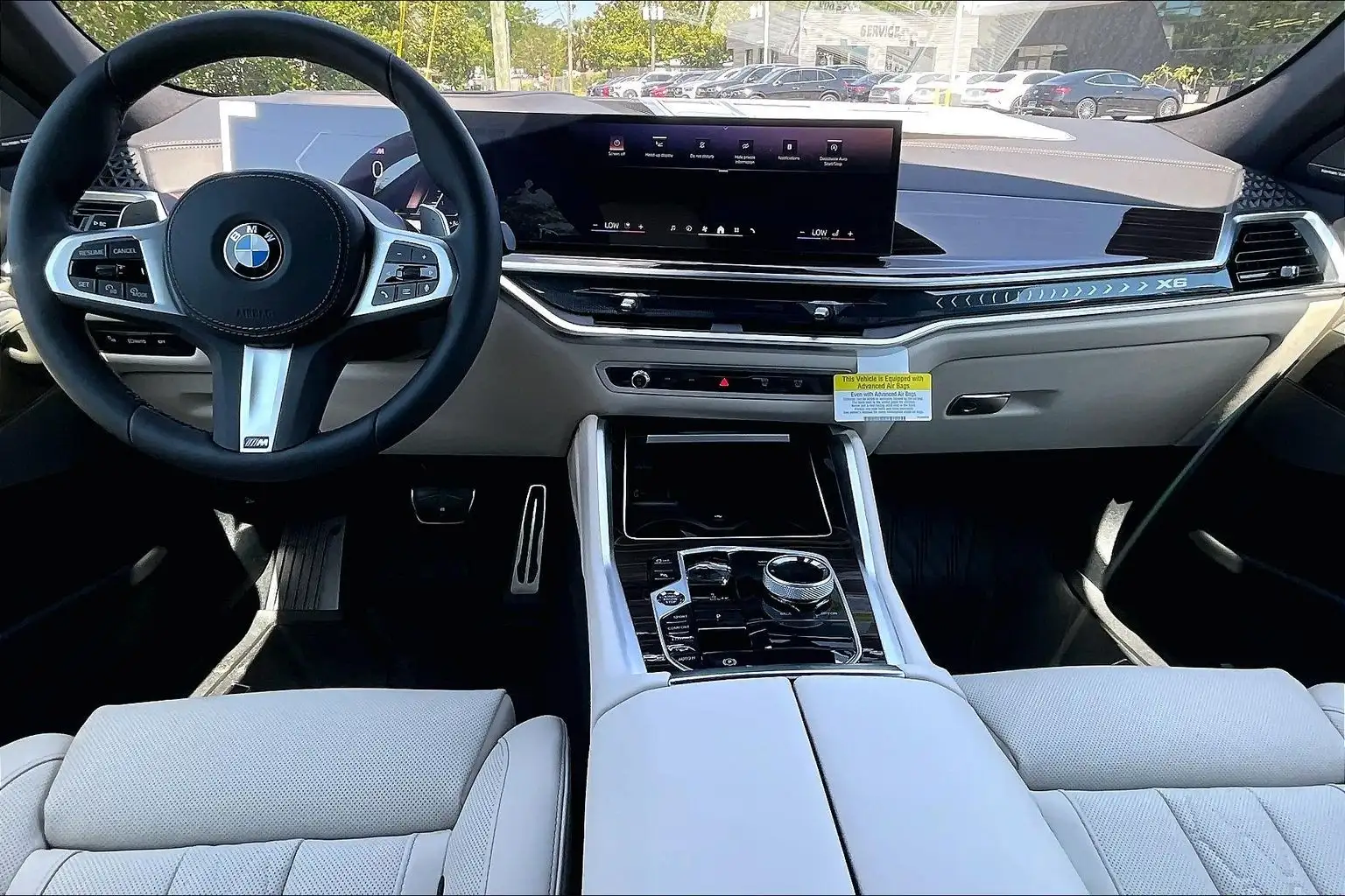 2027 BMW X6 xDrive40i — front grille and lighting