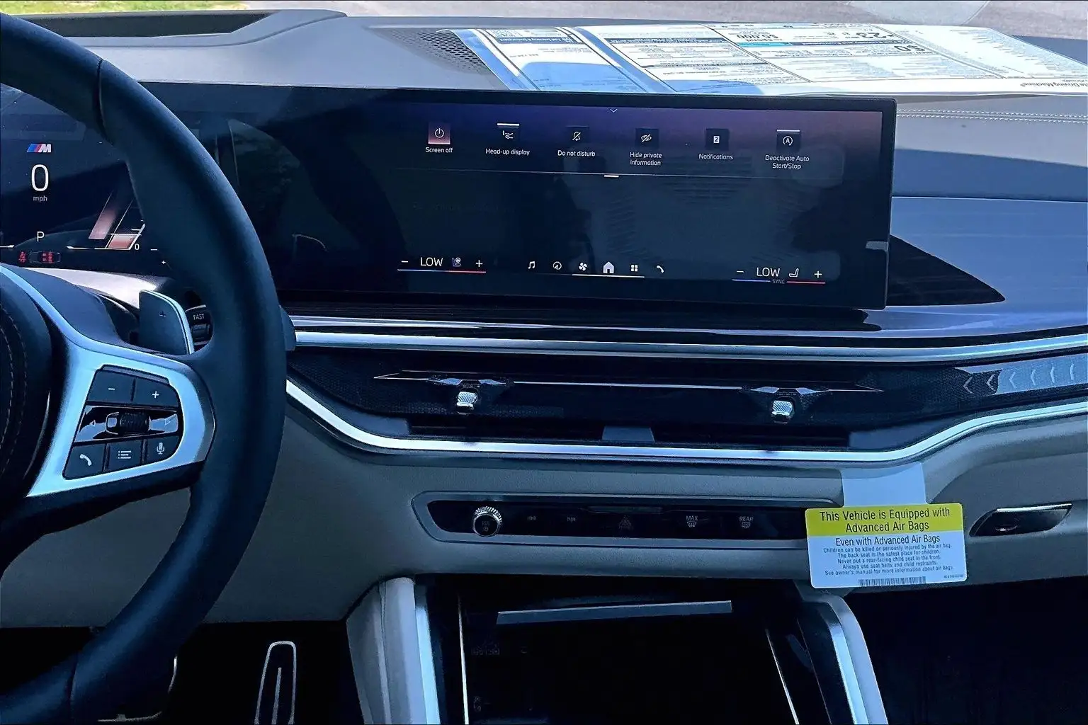 2027 BMW X6 xDrive40i — interior and dashboard