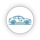 Plug-in hybrid icon
