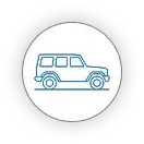 SUV body style icon