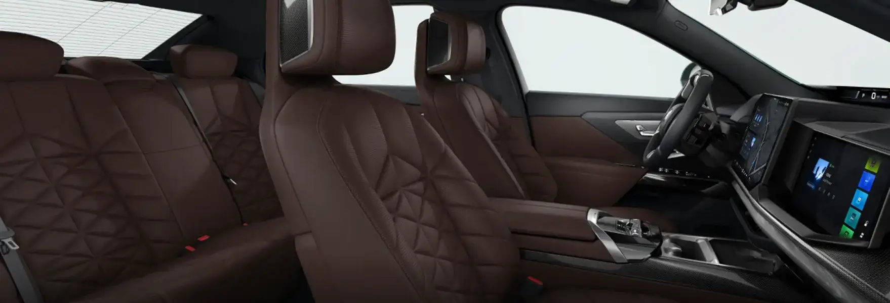 Rear cabin of the 2027 BMW 7 Series Sedan with premium materials
