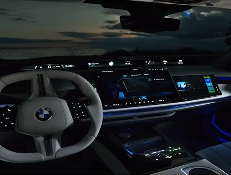 BMW Intelligent Personal Assistant interface in the 7 Series