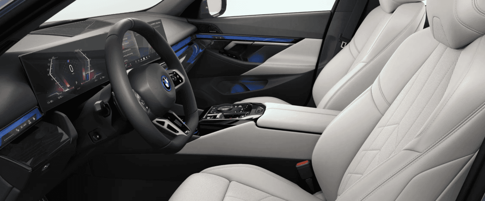 Interior of the 2026 BMW i5 for sale in Fort Walton Beach, FL at BMW of Fort Walton Beach