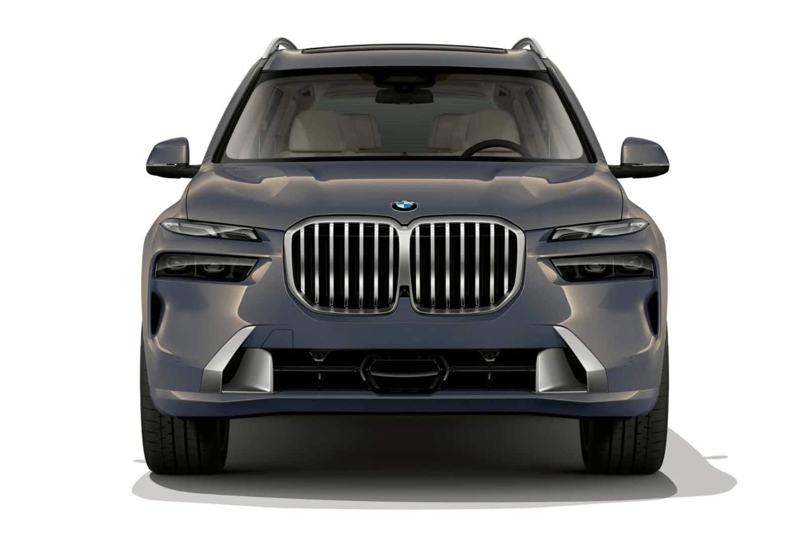 BMW X7 front view, the three-row SAV available at BMW of Fort Walton Beach, FL