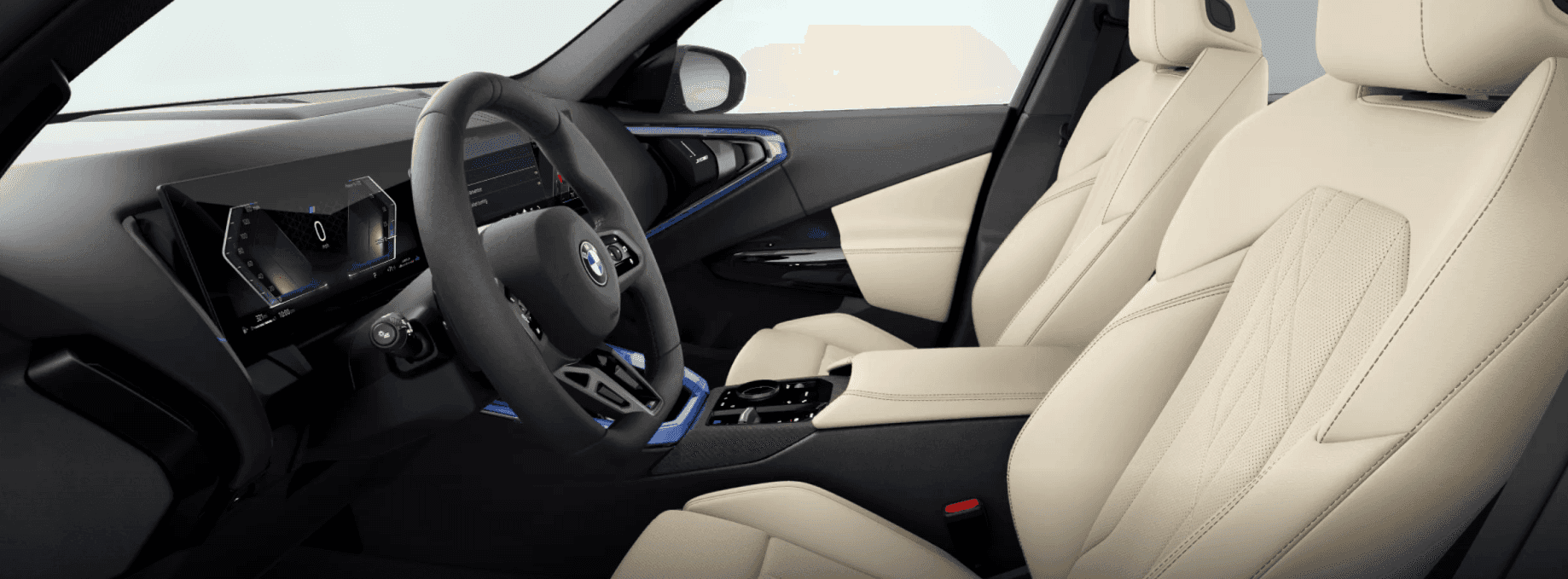 Interior of an BMW X3 SUV