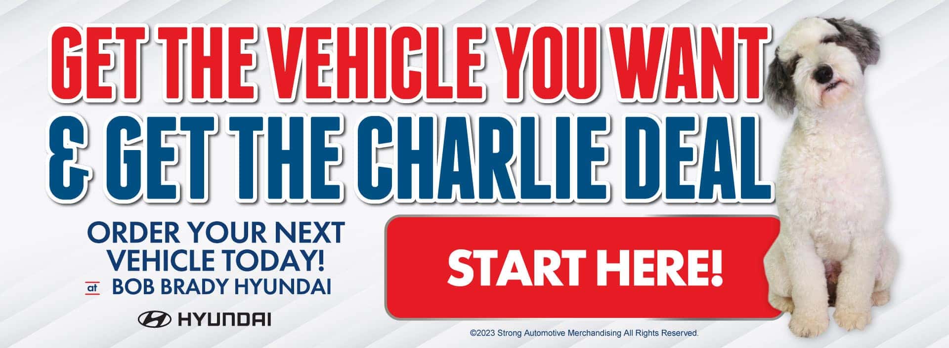 Get the vehicle you want and get the Charlie deal!