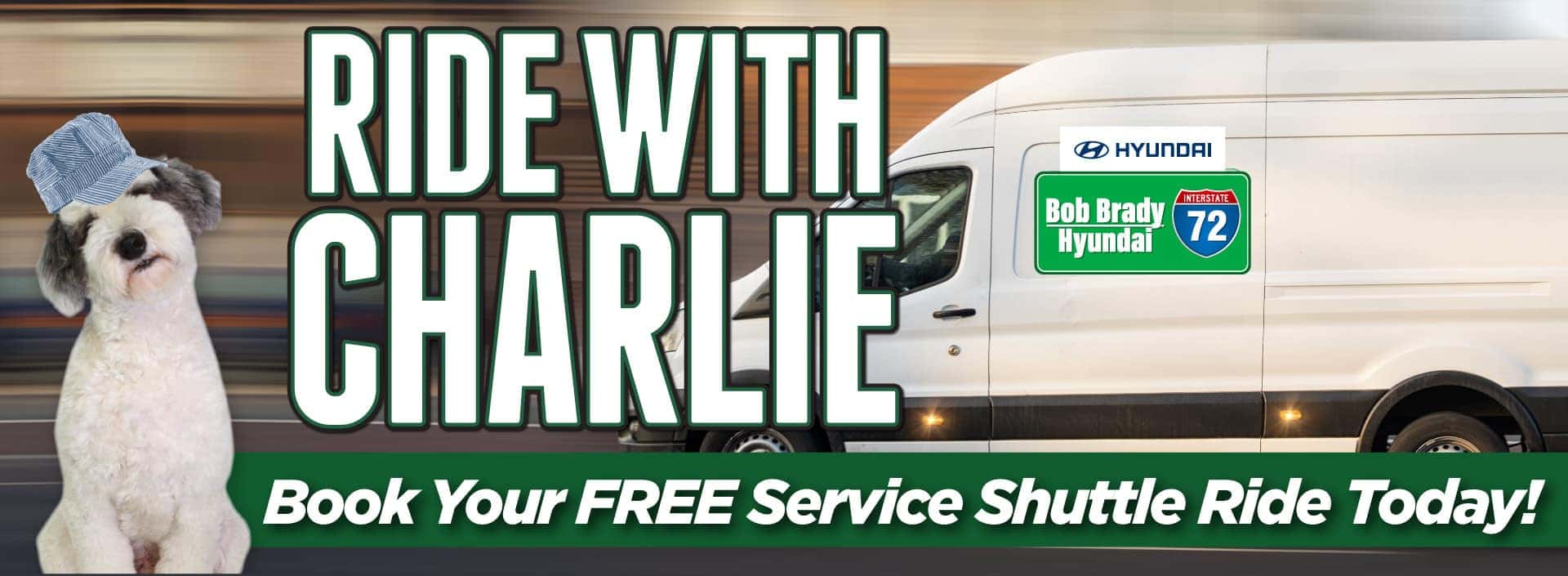 Ride With Charlie - Book Your Free Service Shuttle Ride Today!
