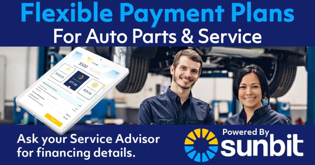 Finance Your Parts, Service, and Tires