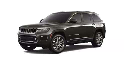 2024 Jeep Grand Cherokee Overland trim in green
