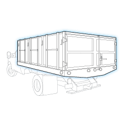 Knapheide Landscape Dump Body work truck