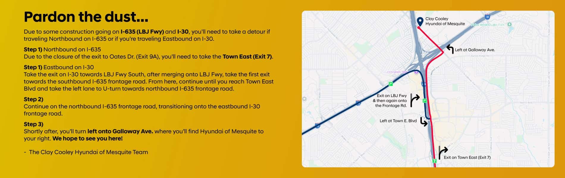 Directions Hyundai of Mesquite