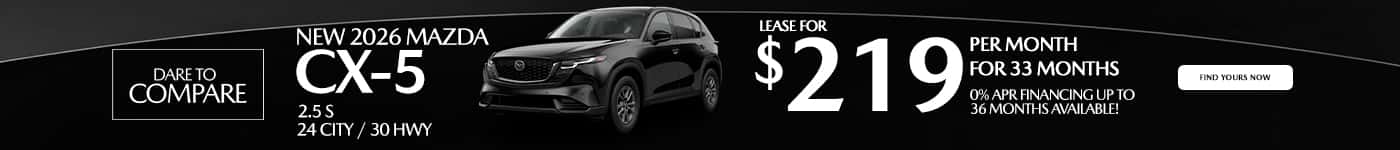 Mazda CX-5 September 2026 Offers