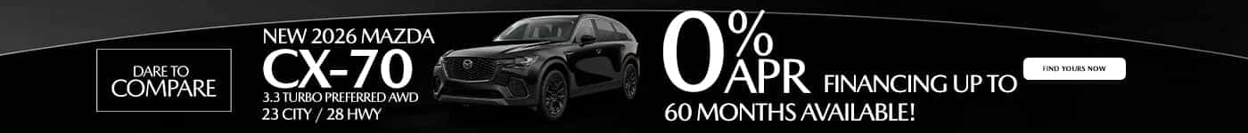 Mazda CX-70 October 2026 Offers