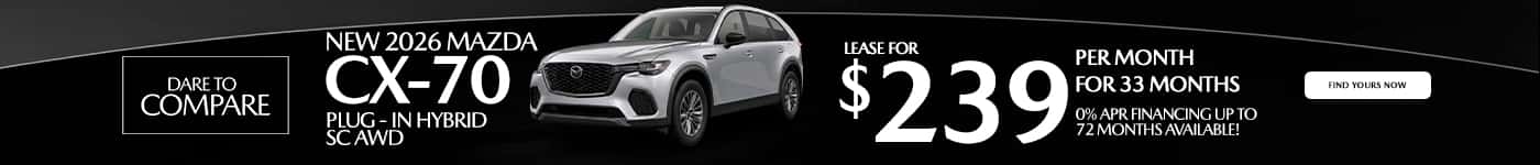 Mazda CX-70 Hybrid September 2026 Offers