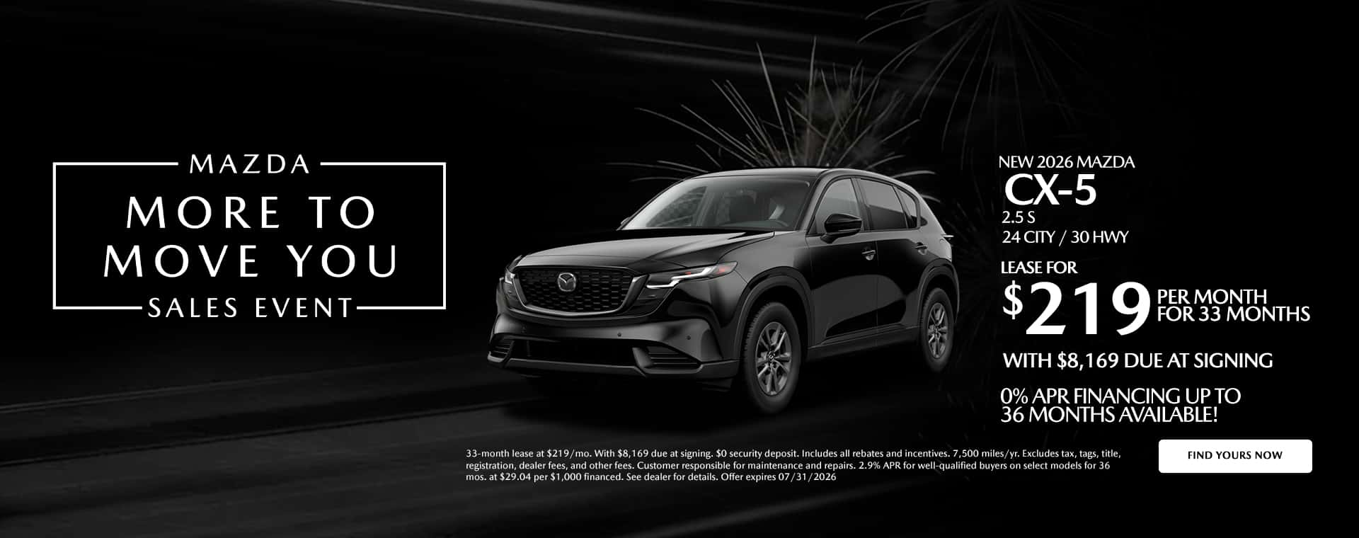 Mazda CX-5 July 2026 Offers