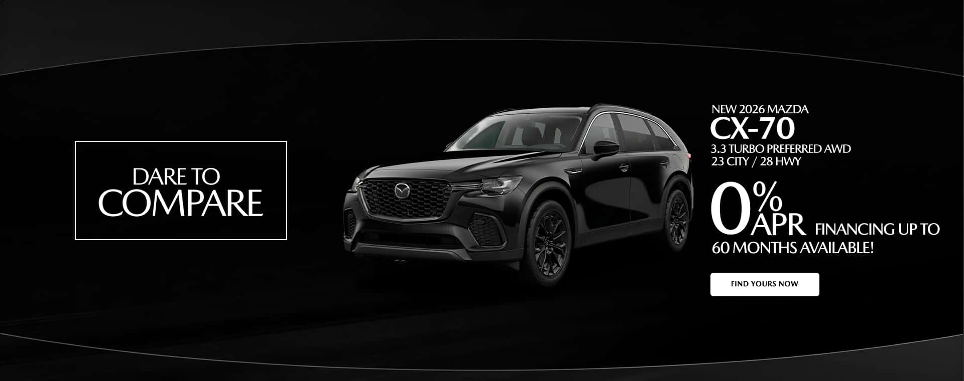 Mazda CX-70 October 2026 Offers