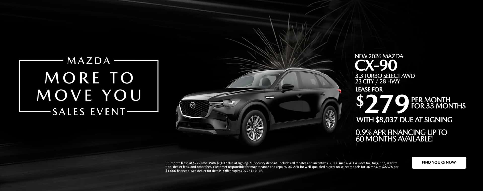 Mazda CX-90 July 2026 Offers