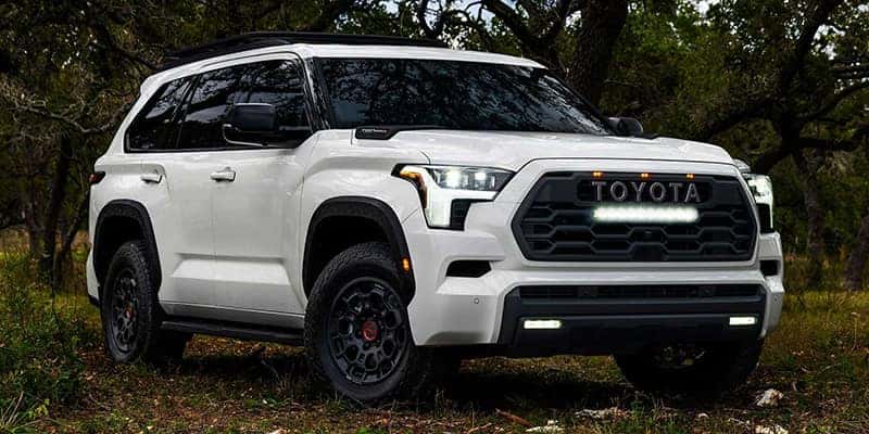 2023 White Toyota Sequoia